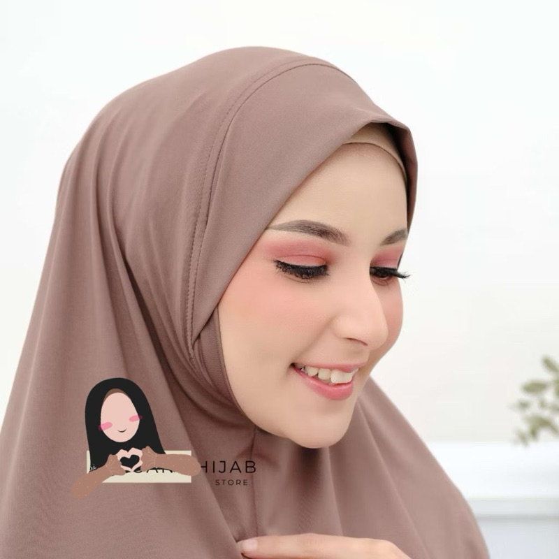 Shabira Instan Bergo Pet Dagu | Bergo Pet Dagu By Keyvha Hijab