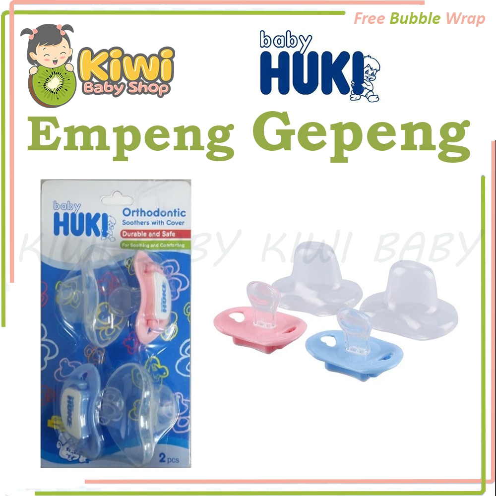 Empeng HUKI Baby Empeng Gepeng Orthodontic / HUKI Empeng Orthodontic