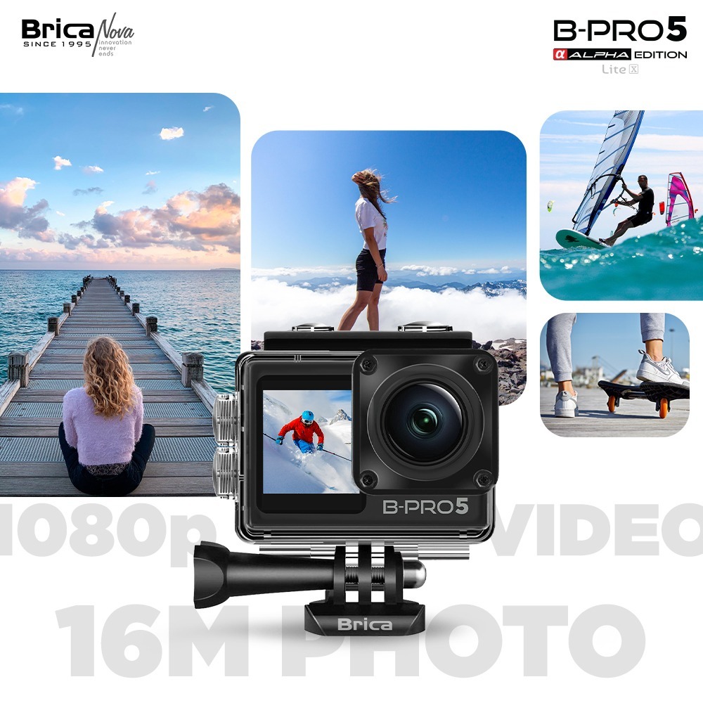 Brica B-Pro 5 Alpha Edition Litex - Ae Litex - Action Camera (Wifi) - Garansi Resmi