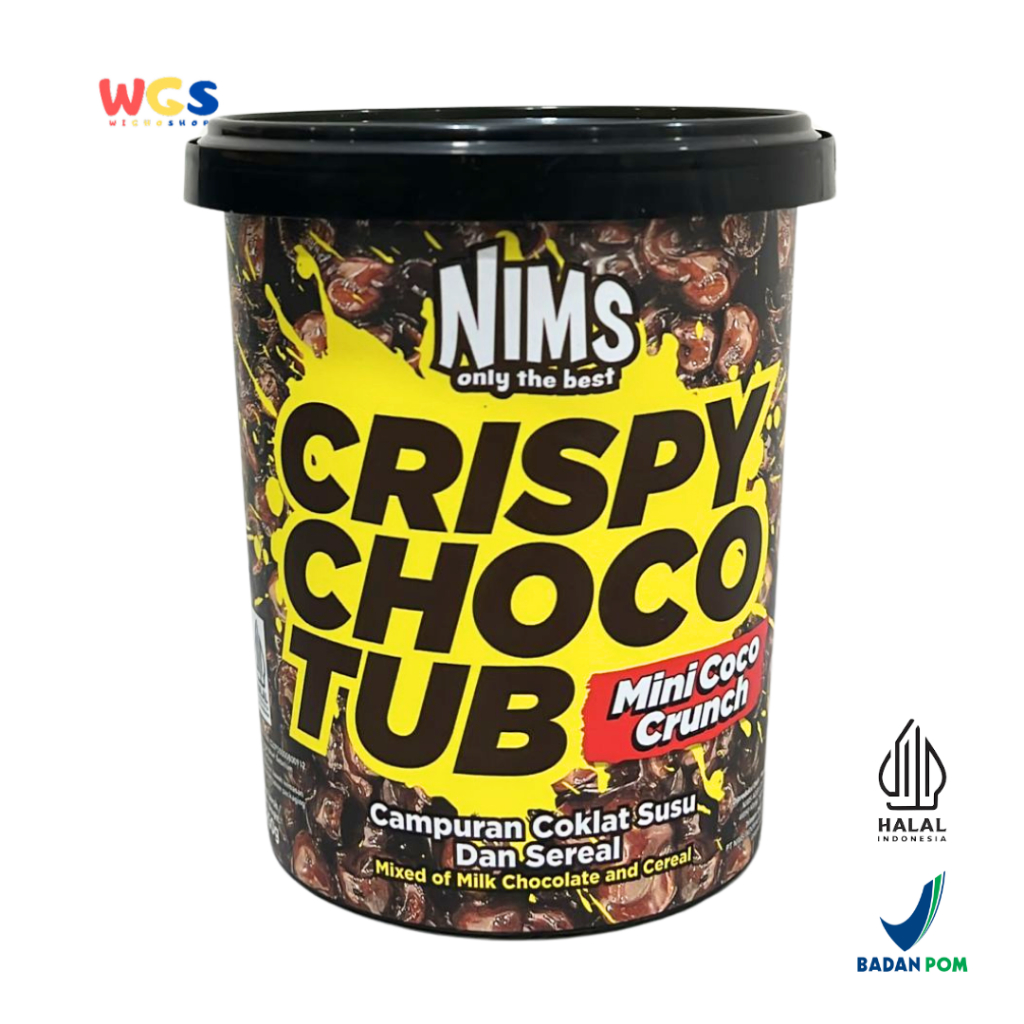 

NIMS Only The Best Crispy Choco Tub Mini Coco Crunch 250g - Coklat Susu dan Sereal