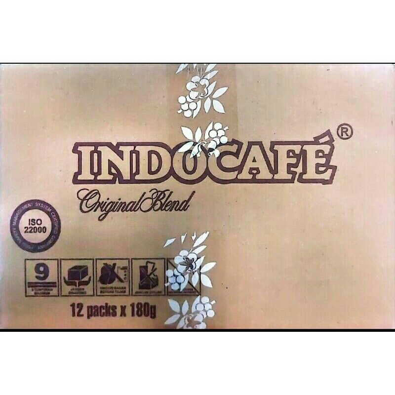 

Indocafe Original Blend Refill Pack (180g) 1 Dus (12 Pack / Karton)