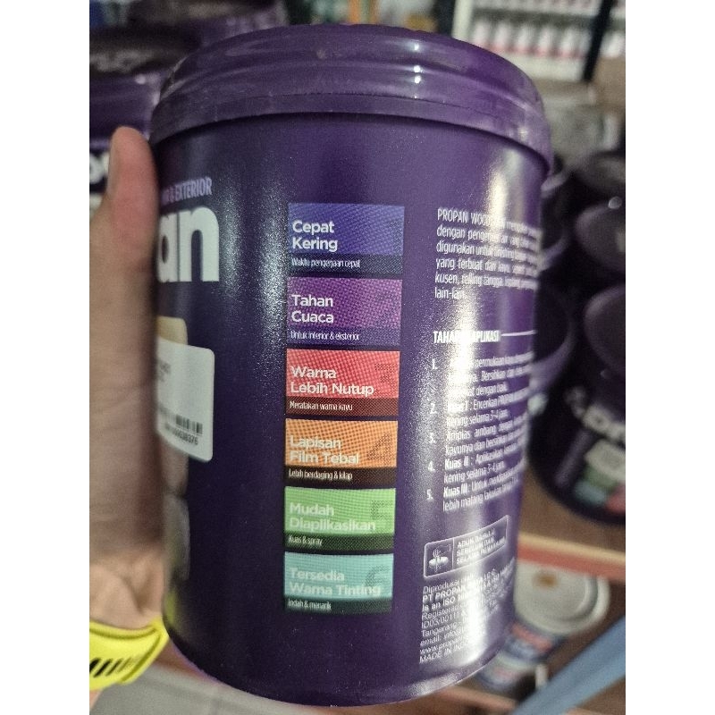 Propan Woodstain PWS 631 Clear Gloss // Politur Kayu 1 Liter