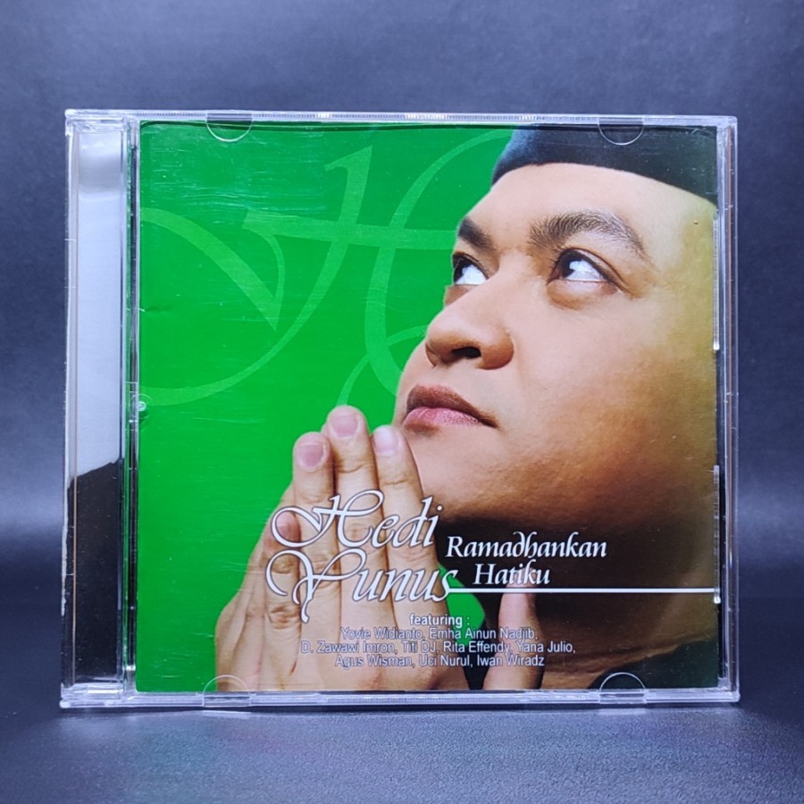 CD HEDI YUNUS - THE BEST RELIGI OF & RAMADHAN CERIA TITI DJ RITA EFFENDY YANA JULIO CD ORIGINAL