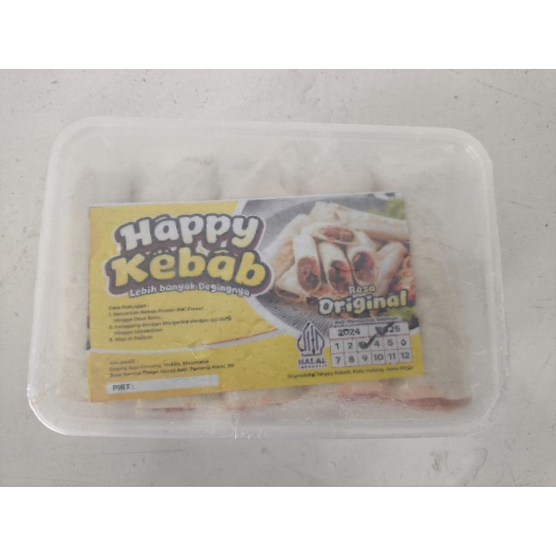 

Happy Kebab isi 10 pcs rasa original dan Spicy