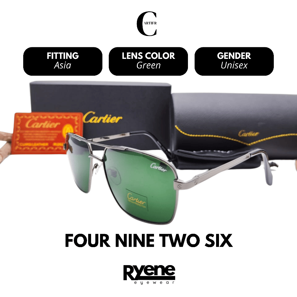 KACAMATA CARTIER 4926 FRAME TITANIUM LENSA POLARIZED ULTRA VIOLET 400