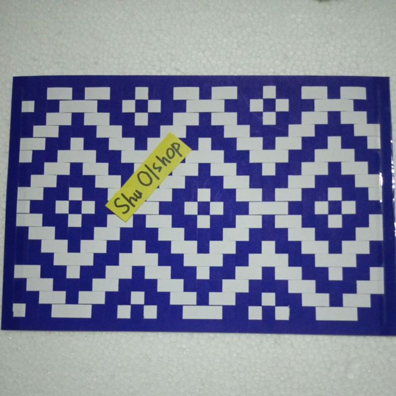 Prakarya Anyaman dari kertas asturo