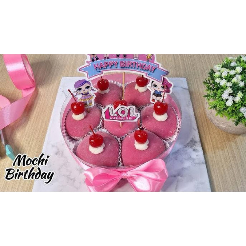 

mochi buah kostum bday
