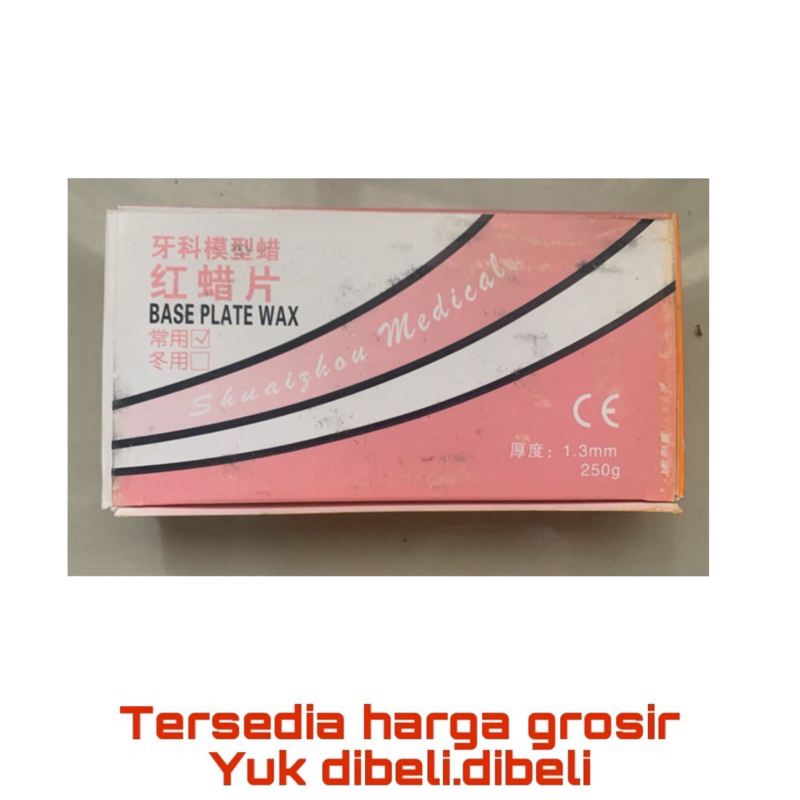 Model lilin malam / wax base plate model / malam lilin merah carving / baseplate