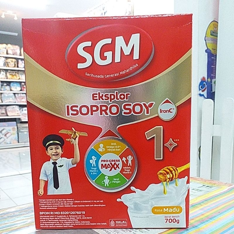 

SGM soya 1+ vanila/madu 700g