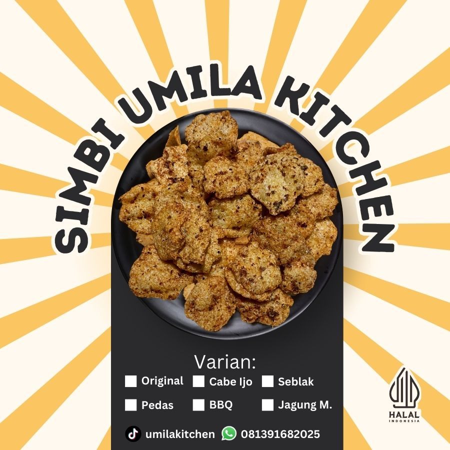 

(SIMBI BBQ) Telo Crunch perpaduan dari “rempah” dan “singkong,” memberikan kesan gurih dan renyah