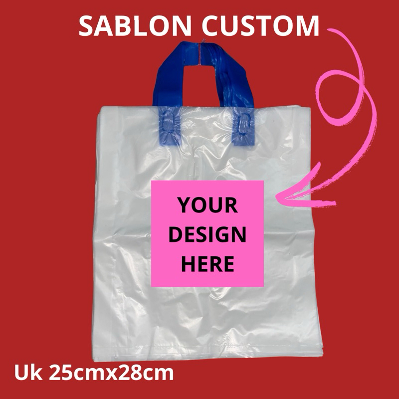 

Plastik Custom Sablon Gambar atau Logo dll