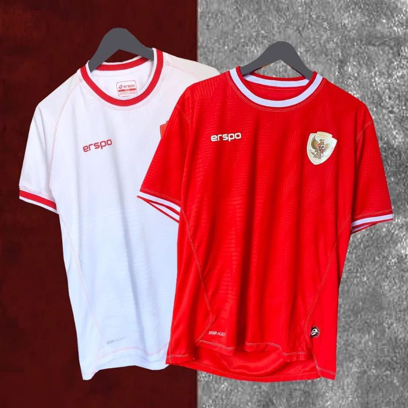 jersey timnas indonesia terbari 2024 erspo Grade Ori - Drifit Emboss