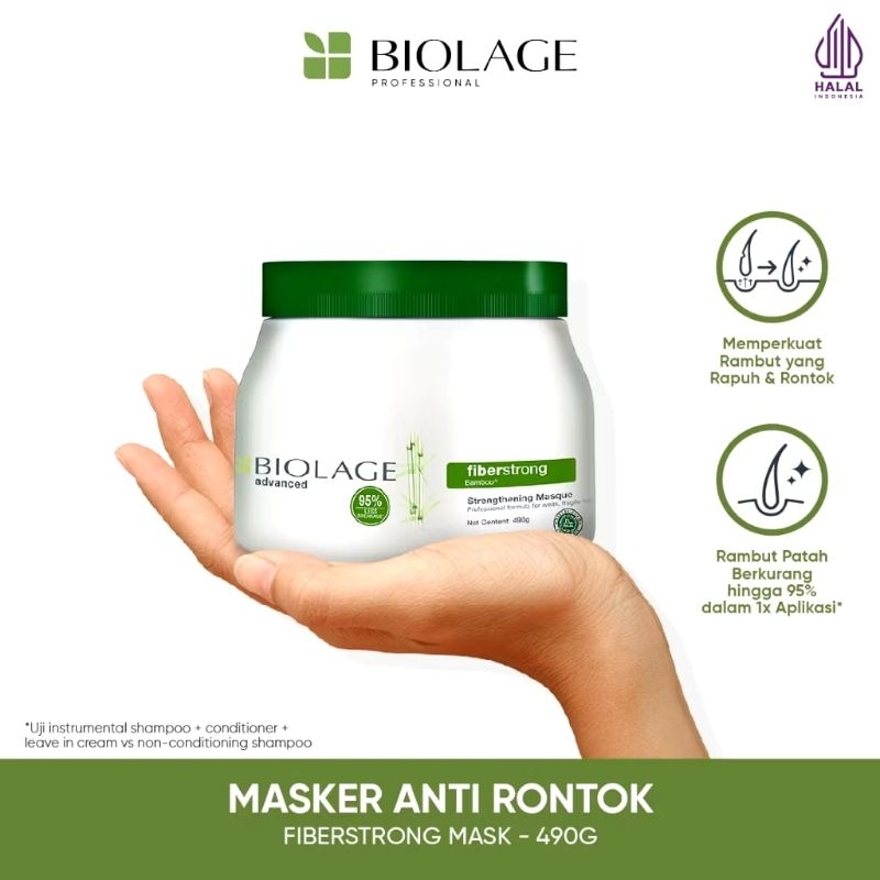 MATRIX Biolage Fiberstrong Hair Mask 490gr Untuk Rambut Rontok
