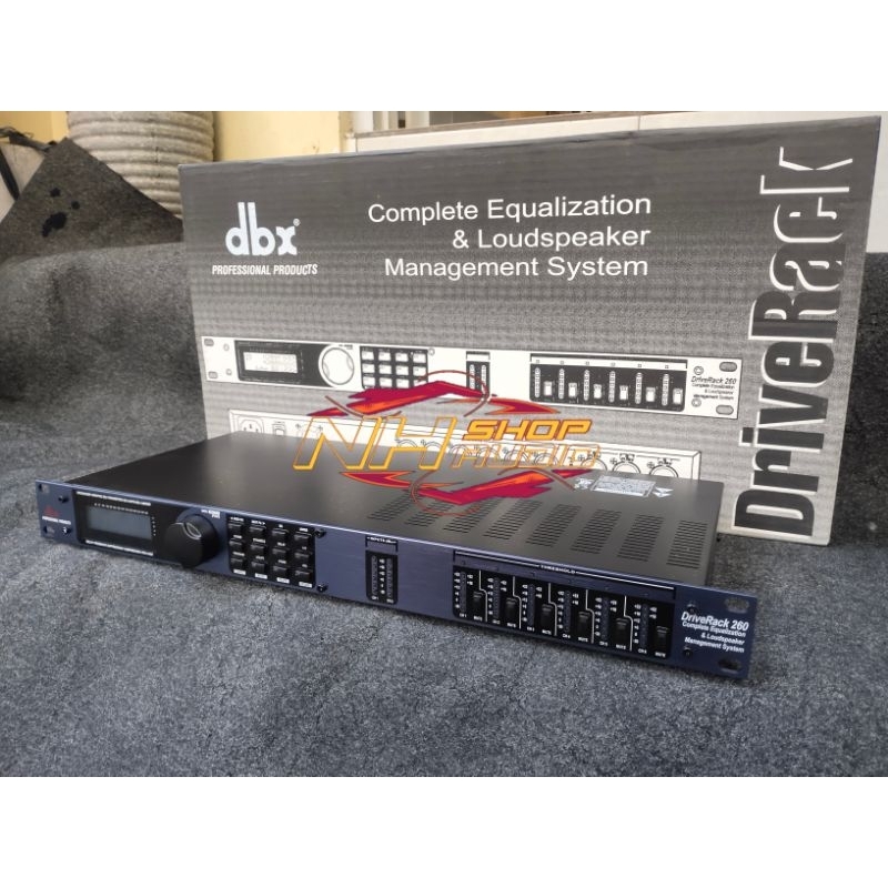 DLMS DBX 260 Speaker Management DBX 260 Driverack DBX260 DLMS 260 3in 6out 3 Way Grade A Delay Fungs