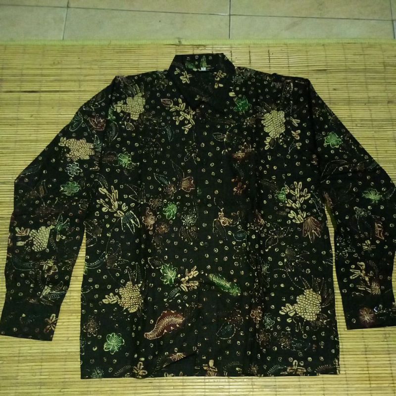 BAJU PRIA DEWASA BATIK MADURA LENGAN PANJANG TULIS TANGAN
