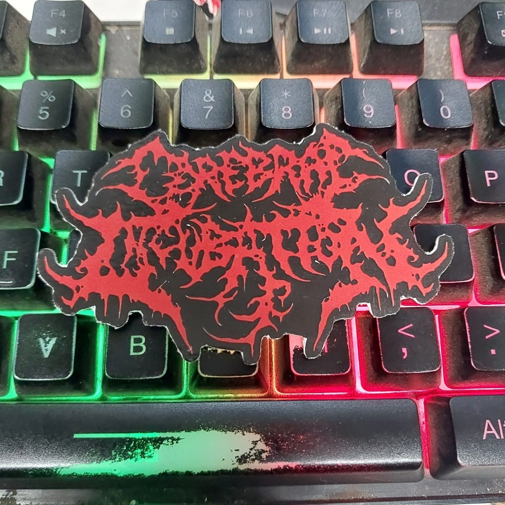 

Stiker Cerebral Incubation - Sticker Logo Band Death Metal - Stiker Cutting