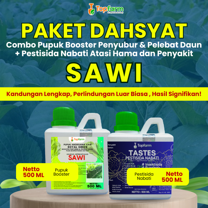 Pupuk Pestisida Topfarm / Pupuk Sawi Caisim / Pupuk Daun Sawi Hijau / Pupuk Daun Buat Sawi / Obat Se