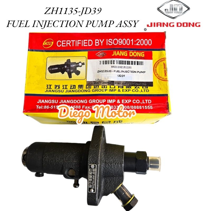 ZH11135 JD39 Fuel Injection Pump Assy FIP Mesin Diesel JiangDong 35PK Original