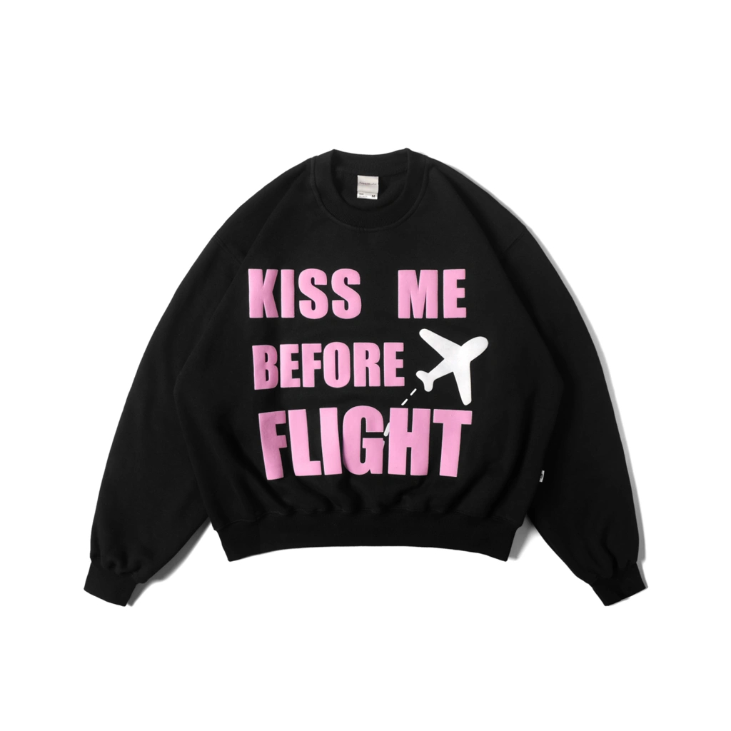 Crewneck Flight Black Telepatiche