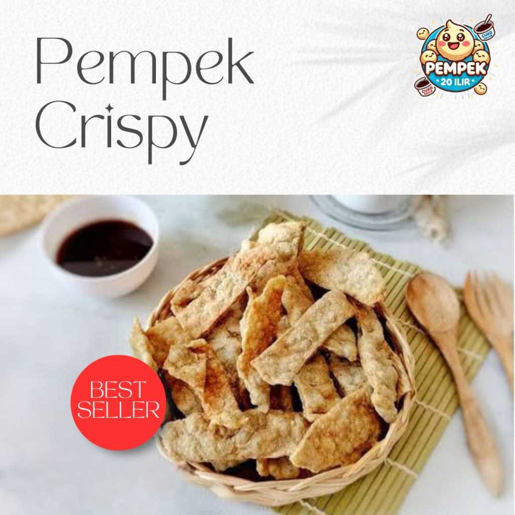 

Pempek Frozen CRISPY 20 Ilir Palembang 100% Ikan Tenggiri Asli