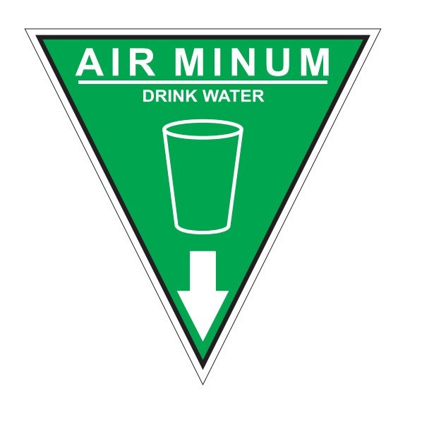 

SIGN STICKER SEGITIGA AIR MINUM 15X15CM