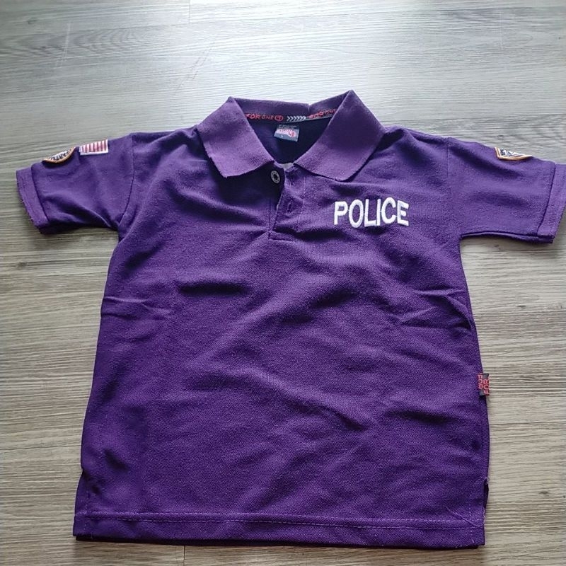 Preloved kaos polo polisi anak