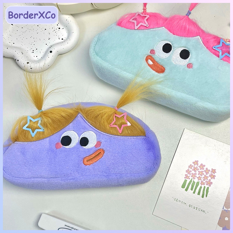 Tempat pensil kotak Anak perempuan Lucu / Pencil Case Kotak Wadah Sekolah Kantor Lucu Cute Korea Kor