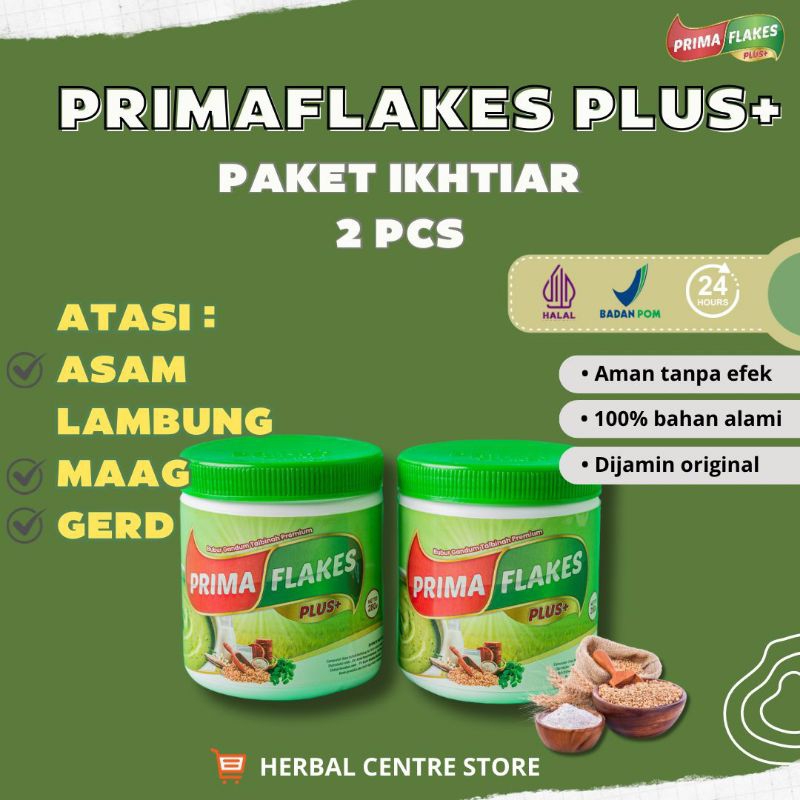 

PAKET 2 PRIMAFLAKES PLUS+ ATASI ASAM LAMBUNG, MAAG, GERD | BISA COD PRIMAFLAKES PLUS+ BUBUR SEREAL ATASI ASAM LAMBUNG | GANDUM TALBINAH ATASI ASAM LAMBUNG