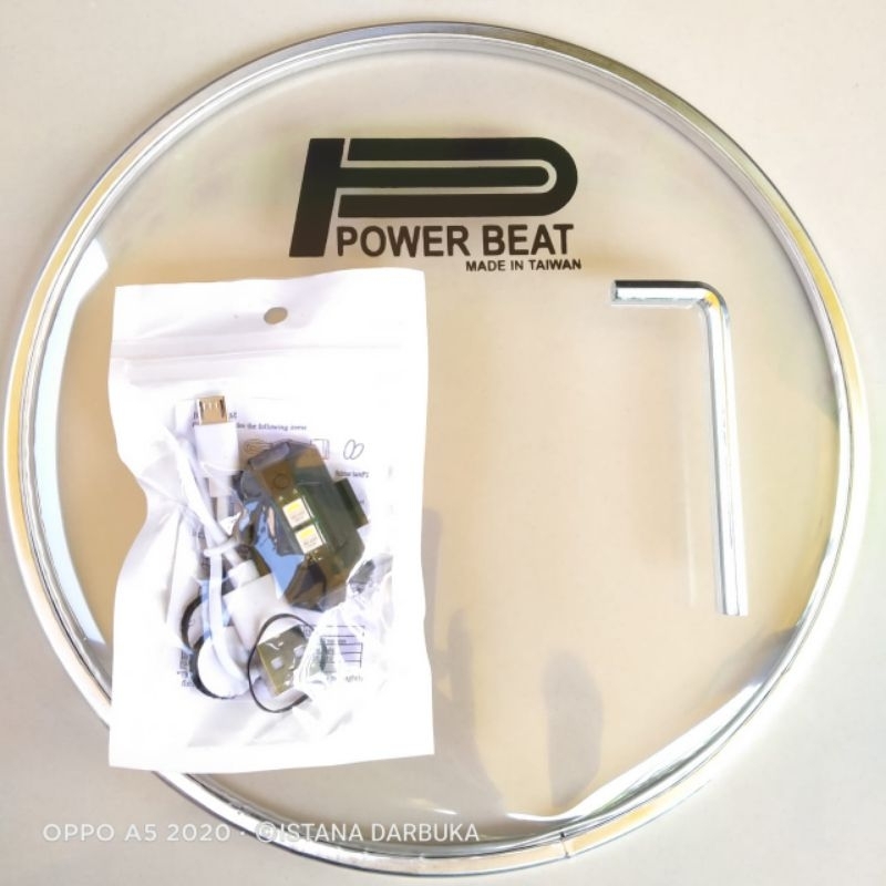 MIKA DARBUKA POWER BEAT FREE LAMPU LED&KUNCI L