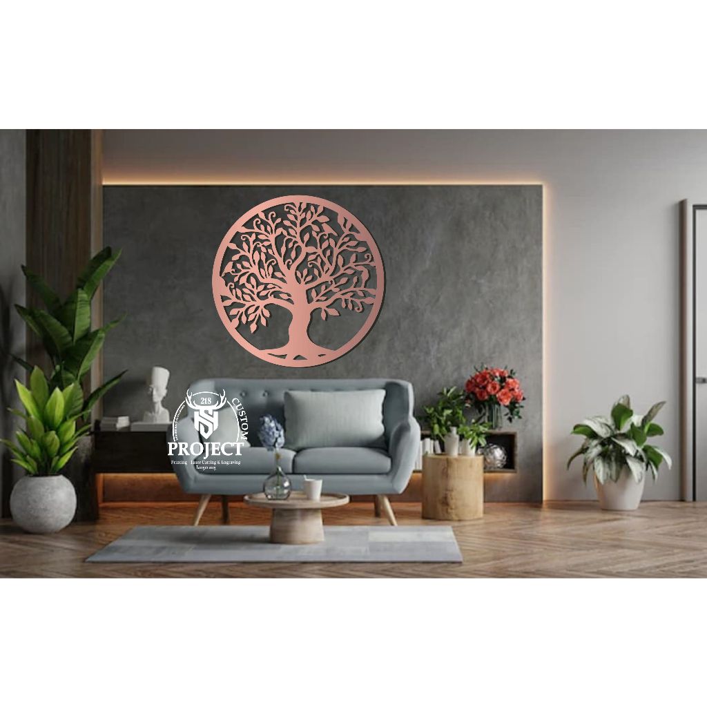 Hiasan Dinding Akrilik unik custom wall art - pajangan ruang tamu -