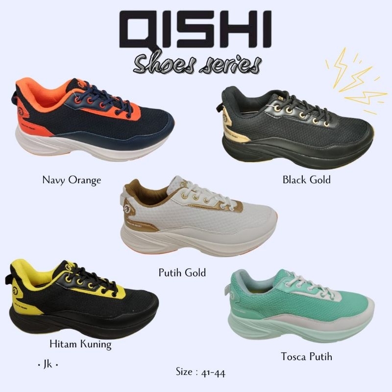 Sepatu cowok olahraga Ringan Qishi / JK