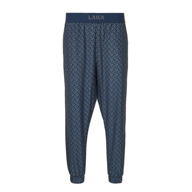 preloved jogger laica buttonscarves size M warna navy