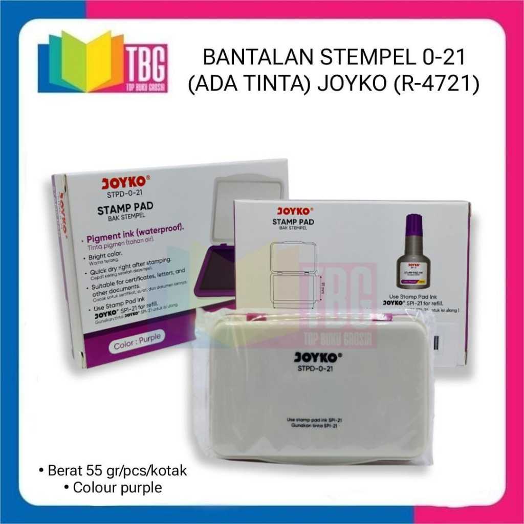

BANTALAN STEMPEL 0-21 (ADA TINTA) JOYKO / STAMP PAD / TINTA BAK STEMPEL JOYKO (R-4721)