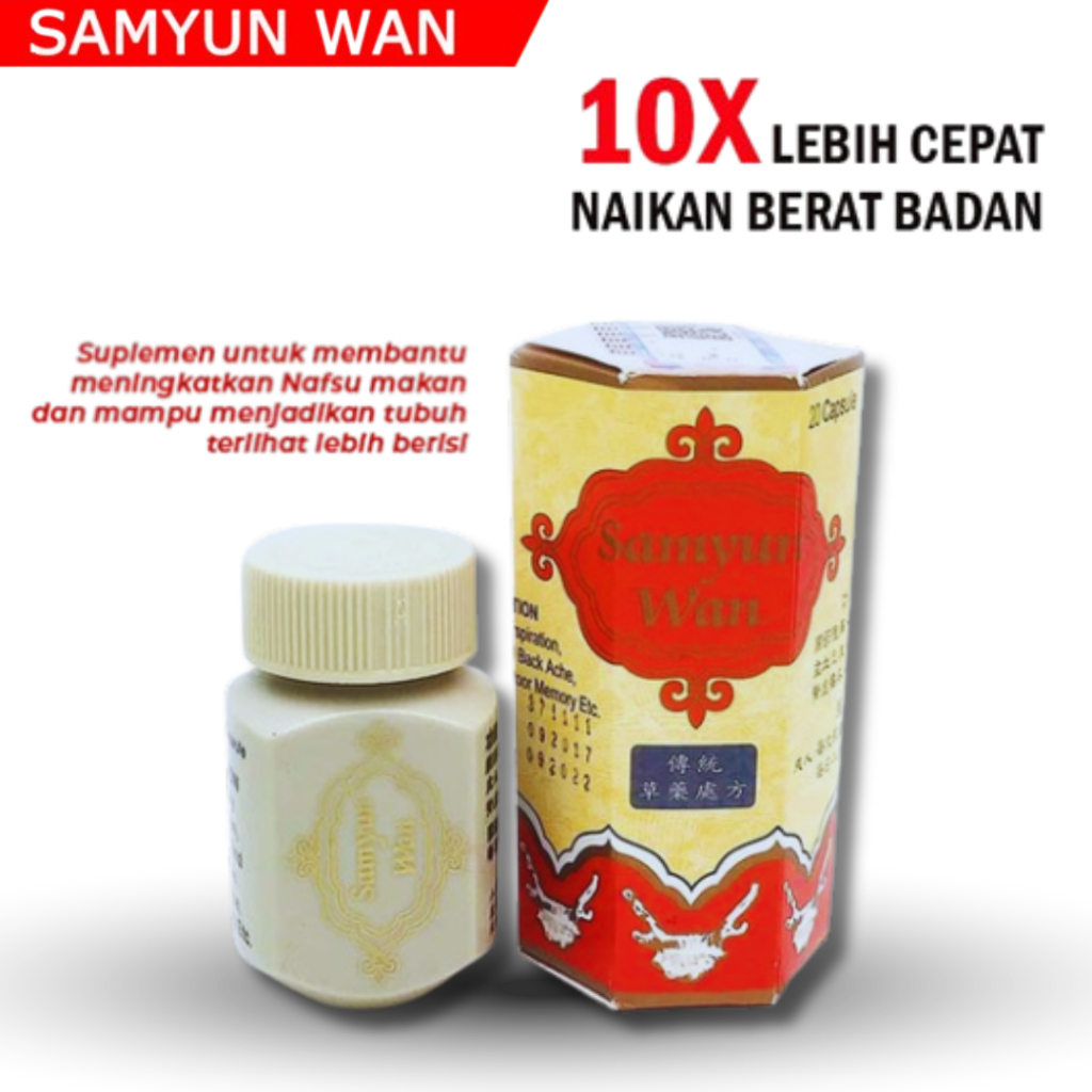 Suplemen Penggemuk Badan Dewasa Permanen Samyunwan Herbal Original Ampuh Penambah Nafsu Makan