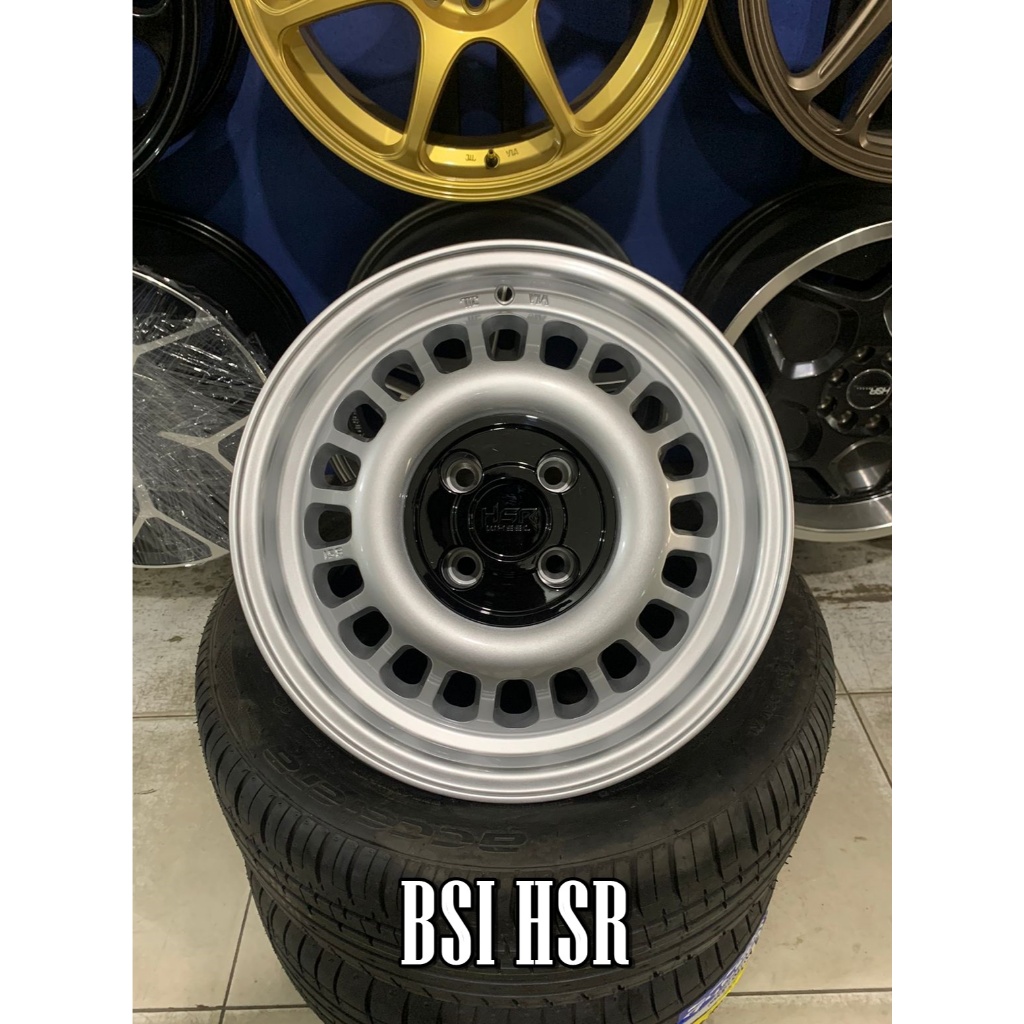 Jual Velg Racing R15 Hsr Wheel Bsi Velg Model Kaleng Untuk Agya,Ignis,Brio,Calya,Sigra,Karimun