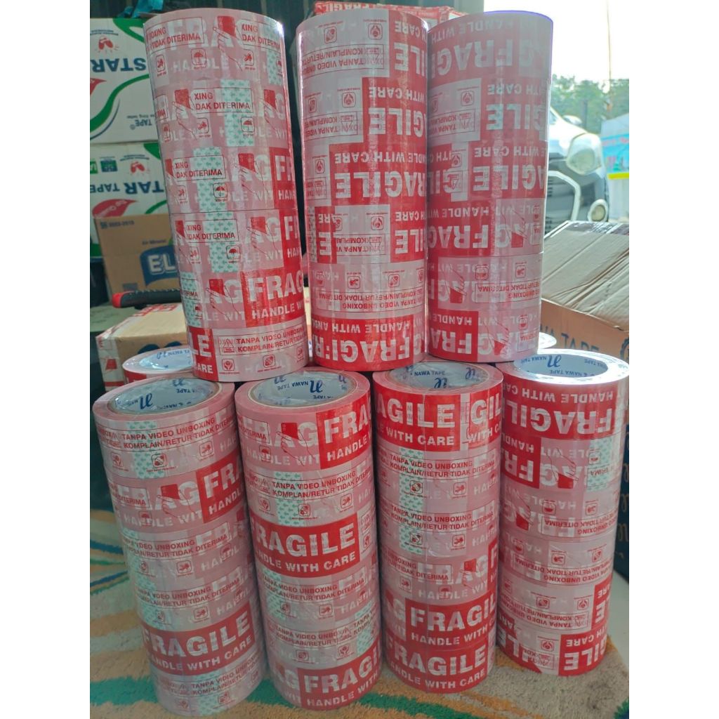 

LAKBAN FRAGILE VIDEO UNBOXING 45 X100YARD / 45X72YARD (6PCS)