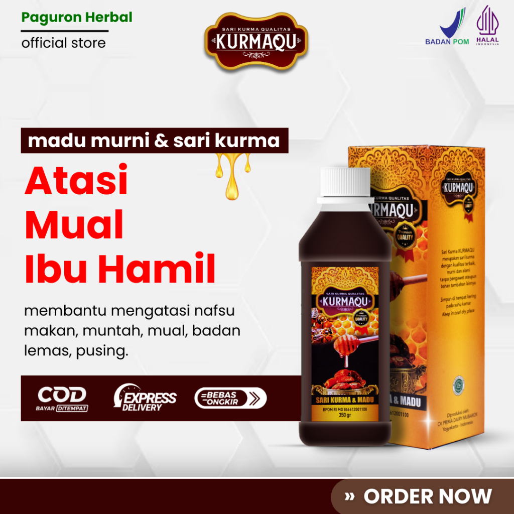 Obat Mual Muntah Pada Ibu Hamil, Pereda Mual Ibu Hamil, Penambah Nafsu Makan Ibu Hamil | Kurmaqu