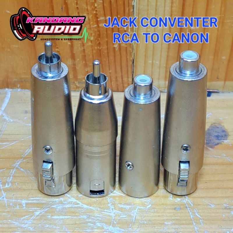 JACK CONVENTER RCA TO CANON XLR
