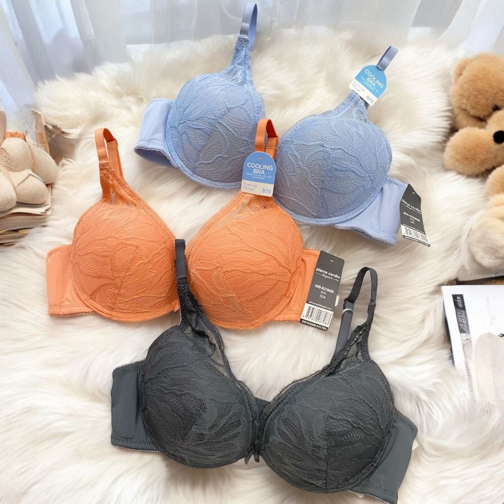 Bra BH PIERRE CARDIN 62366 - Berkawat - Busa Tebal - Size 32B 34B 36B