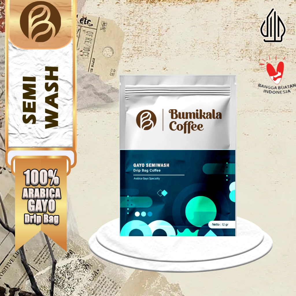 

KOPI ARABIKA GAYO Specialty SEMIWASH | KEMASAN DRIPBAG