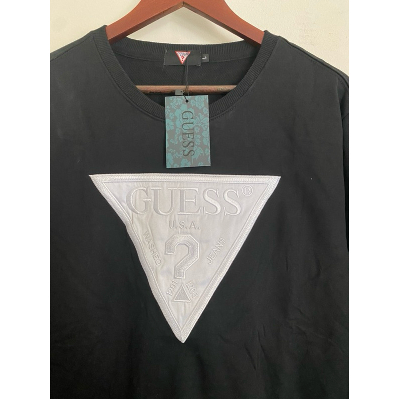 GUESS SWEATER BLACK L