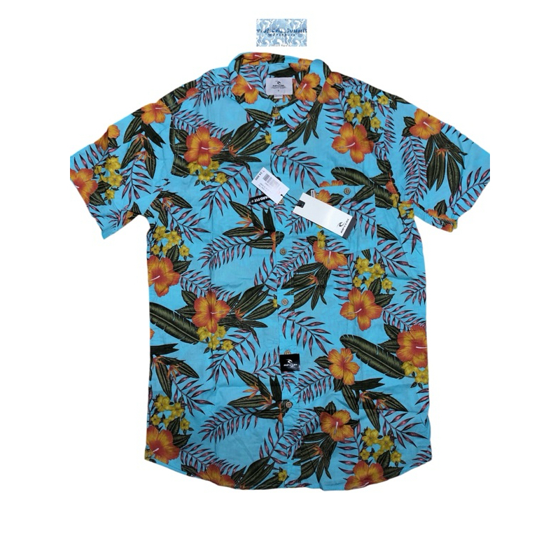 Kemeja Ripcurl / Ripcurl Short Slevee Shirt Original / Kemeja Pantai Ripcurl / Kemeja Hawaii Ripcurl