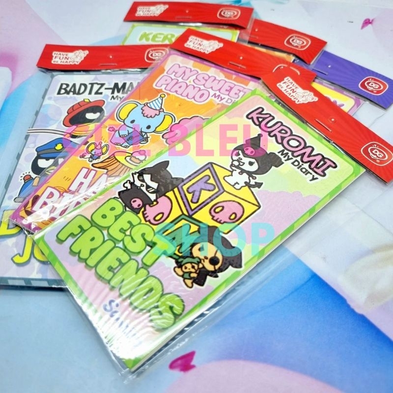

BUKU ALBUM MY DIARY KARAKTER KARTUN LUCU MIX / CIEL BLEU SHOP