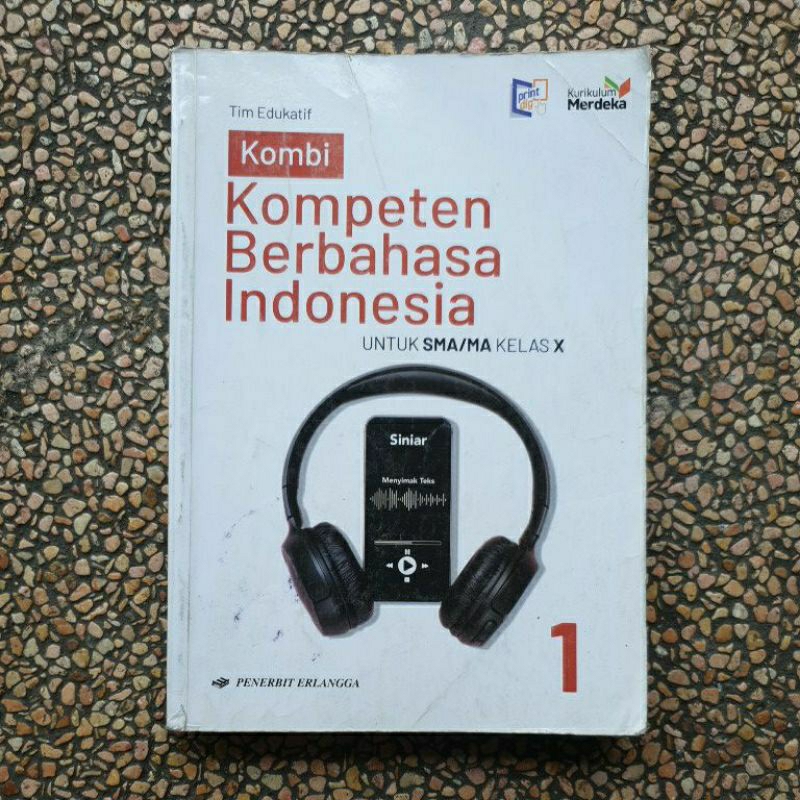 Buku Kombi Kompeten Berbahasa Indonesia Sma Kelas 10.11 Kurikulum Merdeka Original Bekas. Er