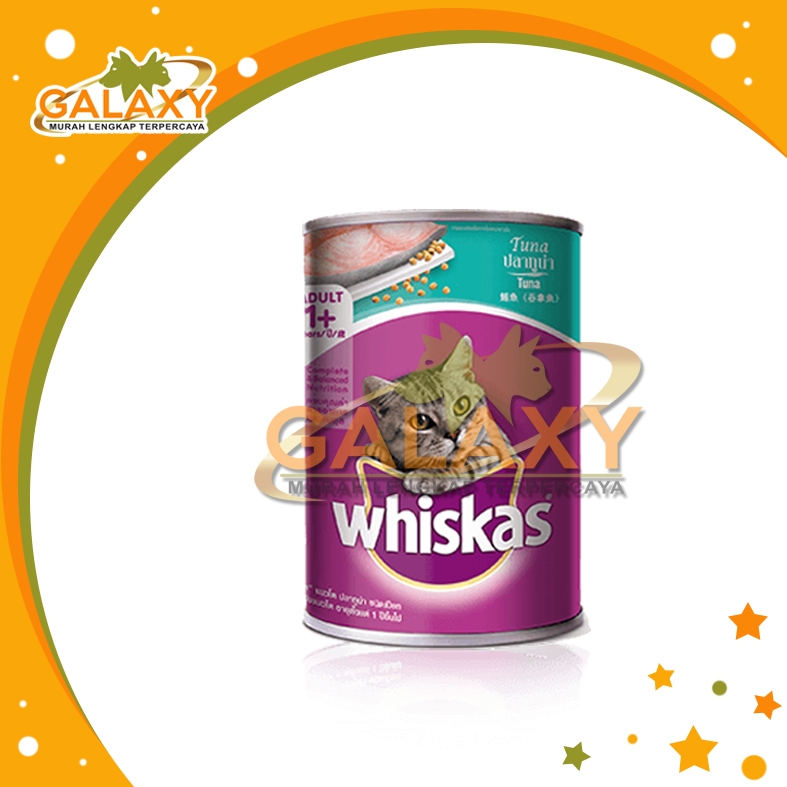 WHISKAS KALENG TUNA 400GR