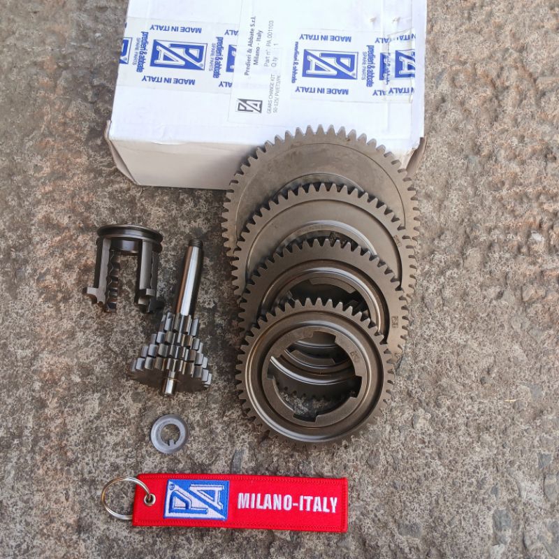 Gigi Set 4 Speed Vespa PK PTS Special PA Italia Asli