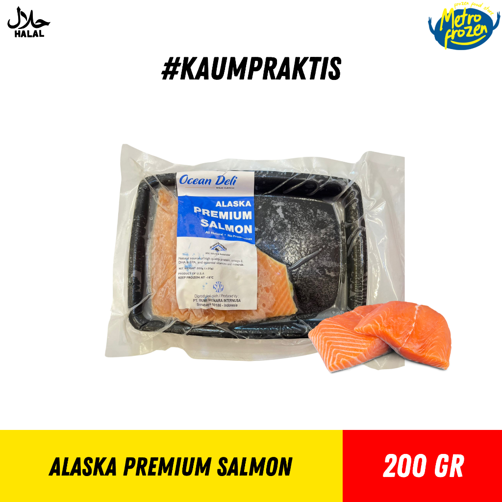 

OCEAN DELI Alaska Salmon Premium// salmon instan Banjarmasin