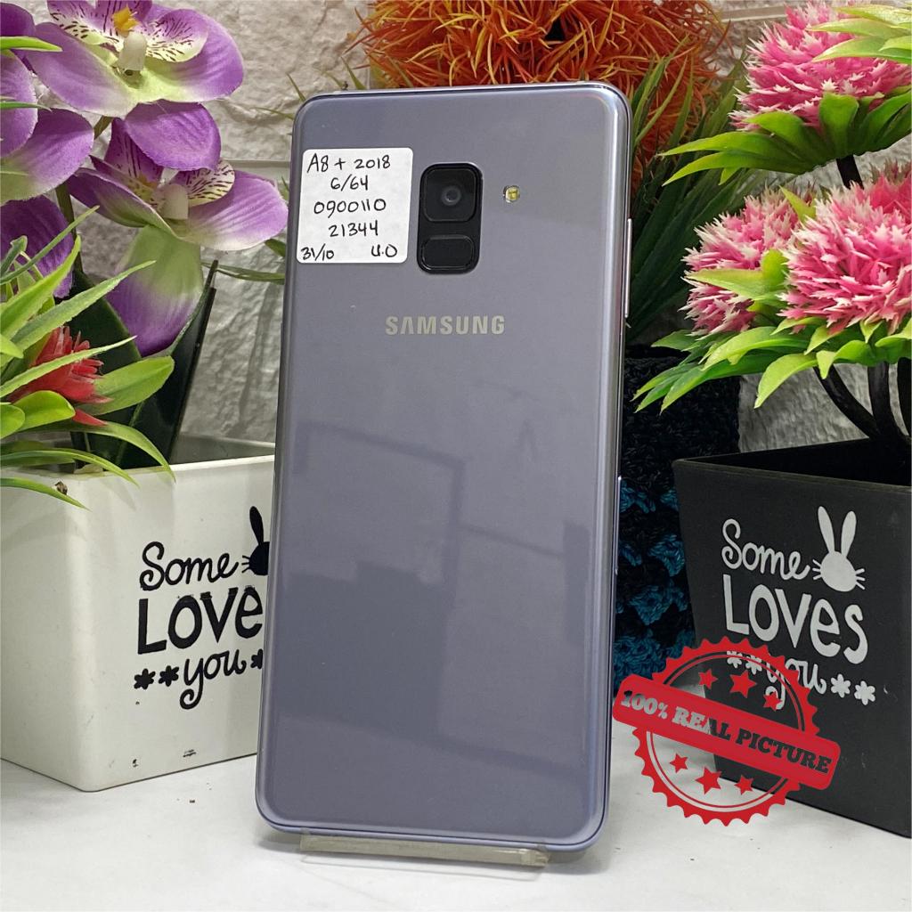 Samsung A8 Plus 2018 6/64GB Grey Bekas Second Original