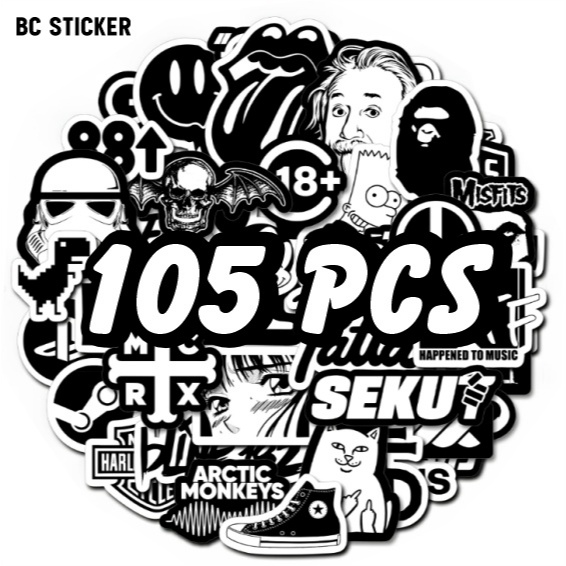 

Sticker 105 Pcs Random Sticker Viral Sudah Dipotong Untuk Tumbler HP Laptop