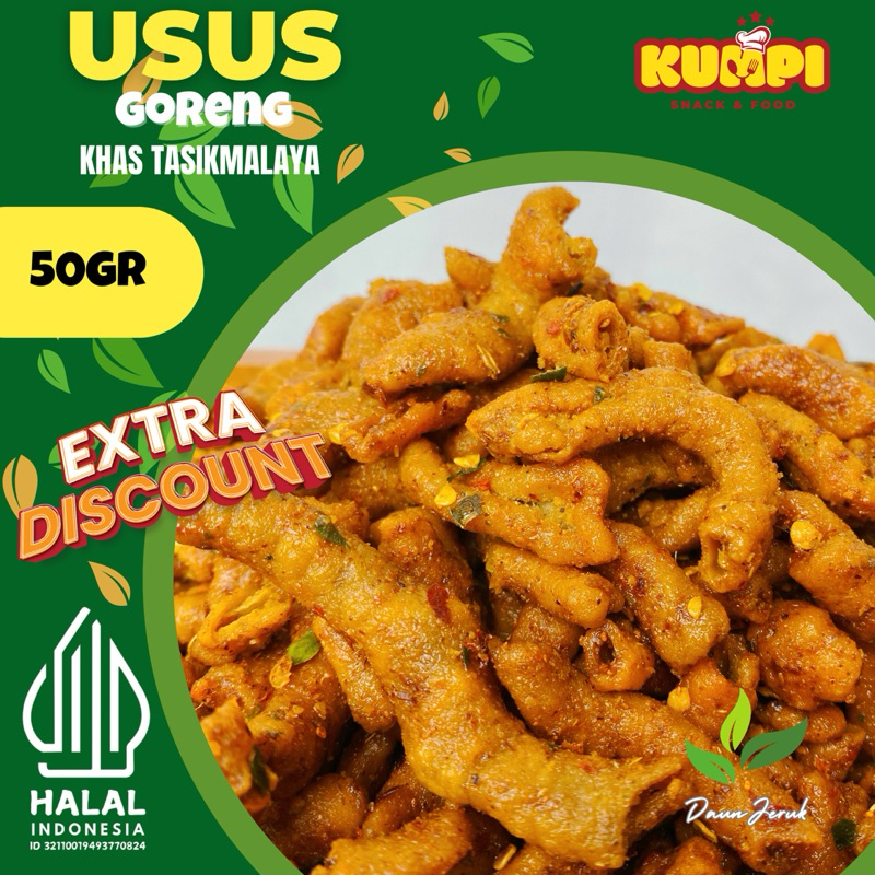 

USUS CRISPY KUMPI 50Gr - KHAS TASIKMALAYA